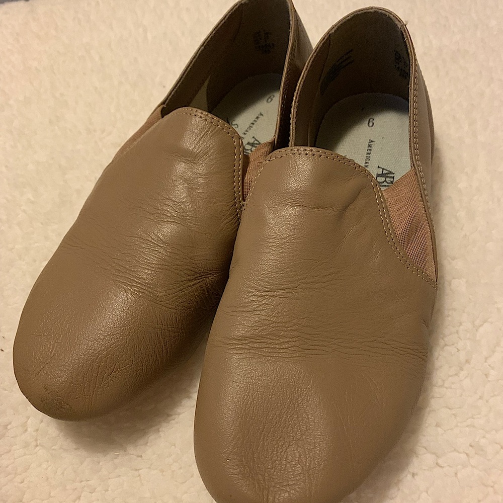 Tan Ballet Jazz Shoes